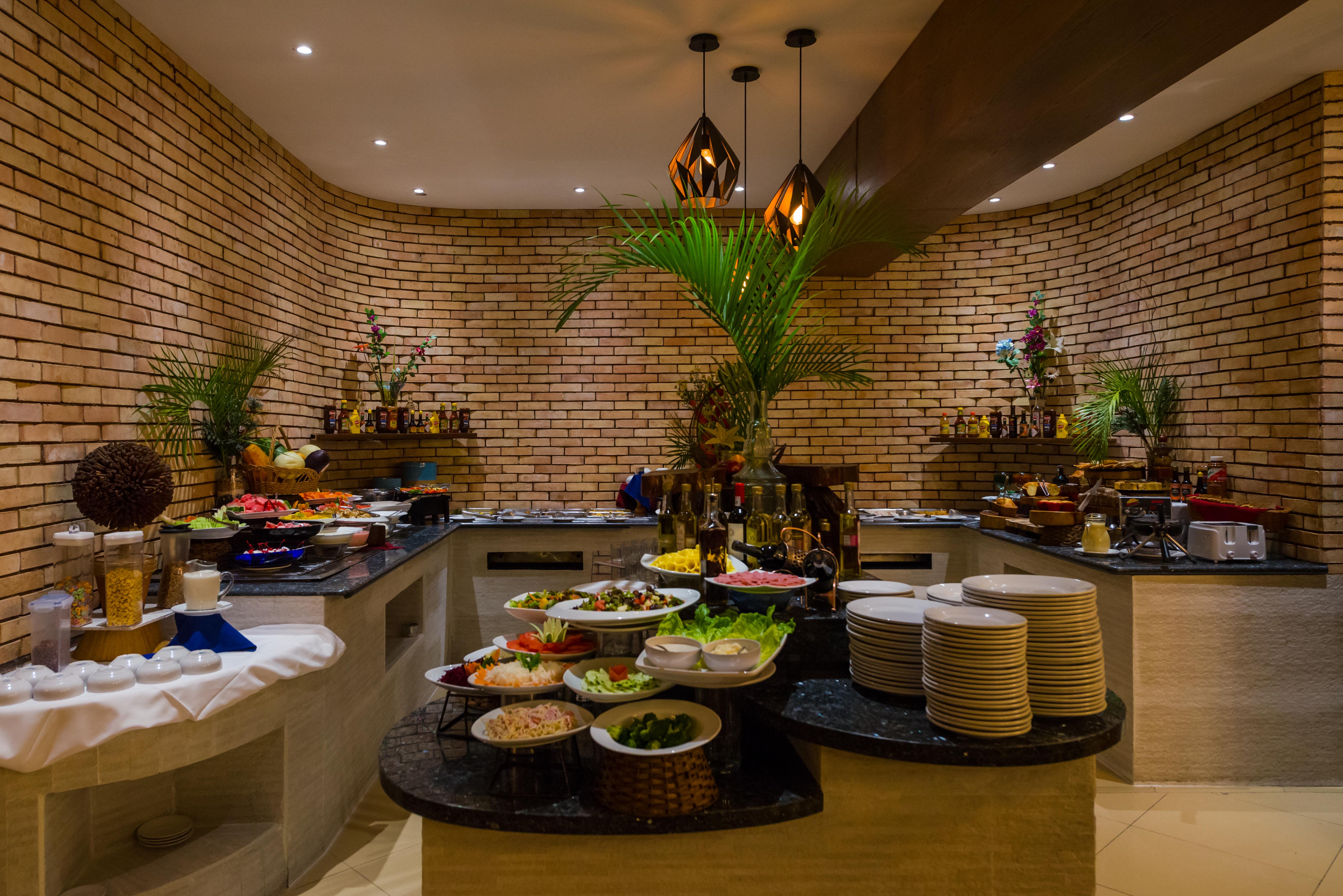 Magic Blue Spa Boutique Hotel Adults Only Playa del Carmen Ngoại thất bức ảnh The buffet at the hotel
